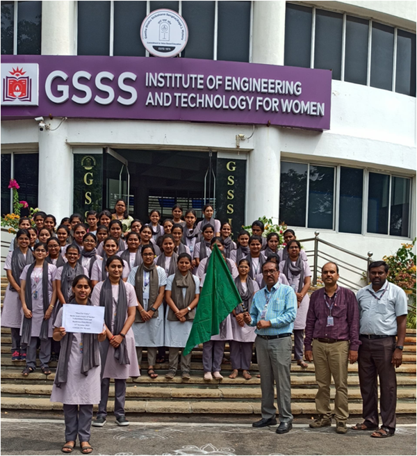 Rashtriya Ekta Diwas (National Unity Day) celebrated at GSSSIETW, Mysuru on 31st October, 2023