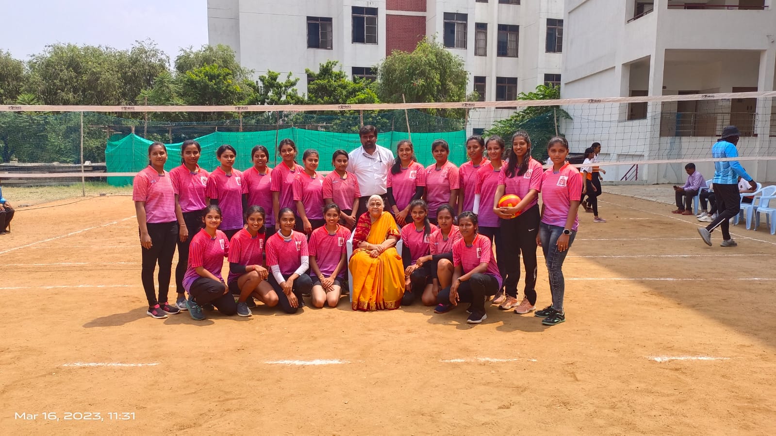 VTU Inter Collegiate Mysore Zone Throw Ball Tournament 2022-2023, held on 16th March 2023