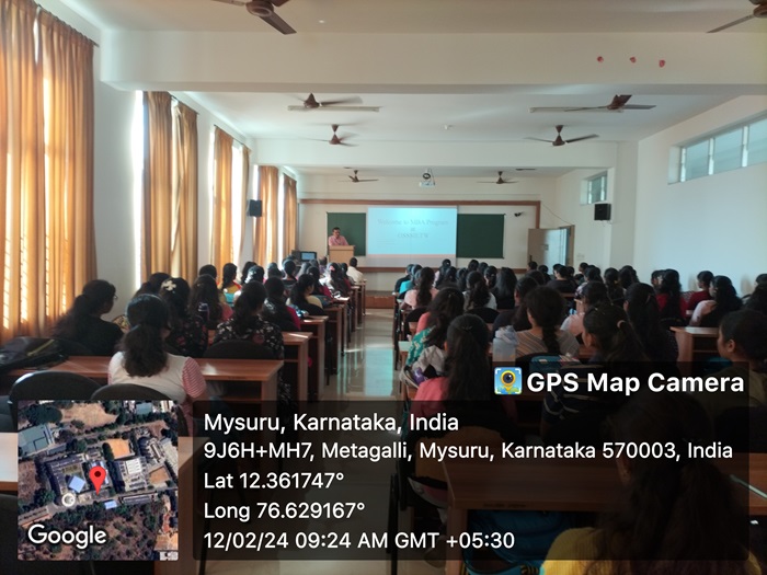 Bridge Course and the External Training program organized for First year MBA students from 12th to 24th Feb 2024