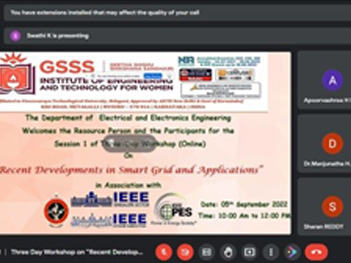 Recent Developments in Smart Grid and Applications on 5th to 7th September 2022