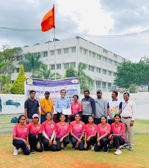 GSSSIETW students have secured the 2nd Runner Up position in the VTU State level Base Ball tournament held on 5th and 6th July 2024 at DON BOSCO Institute of Engineering, Bangalore