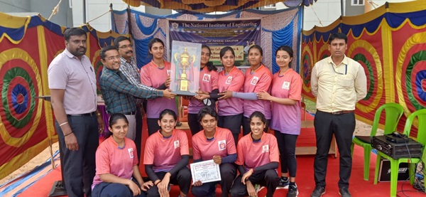 The GSSSIETW Mysuru Women’s Handball Team secured the Runner up position in the Mysore City Intercollegiate Hand Ball Tournament 2024-25, held on 7th November 2024 at NIE, Mysuru