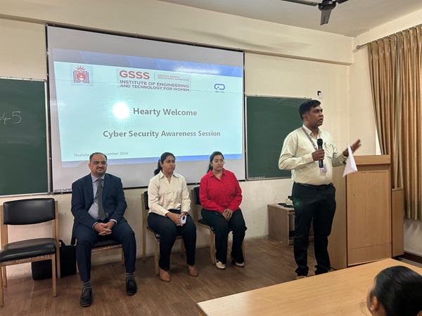 Two Day Hands-on workshop on “Cyber Security and Pen Testing” by Information Sharing and Analysis Center, Noida, Uttar Pradesh, for 3rd Semester Students from 27th and 28th November 2024