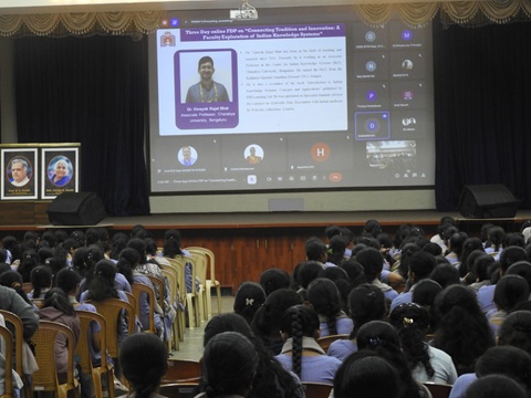 Talk on “Rediscovering India’s Wisdom: An Introduction to Indian Knowledge Systems” For VI Sem students on 3rd March 2025.