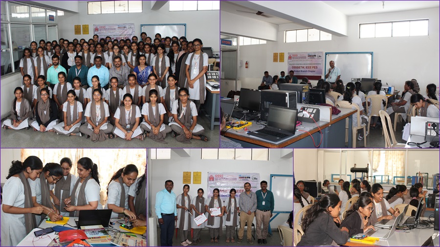 Department of EEE, GSSSIETW, Mysuru, Organized a Five Days Hands on workshop on “IOT & EMBEDDED SYSTEM” from 19th to 23rd November 2024, Under Renewable Energy Club, In Association with IEEE PES Student Chapter, IOT Club and Karunadu Technological Pvt.Ltd, Bengaluru, for 3rd Semester EEE Department Students.