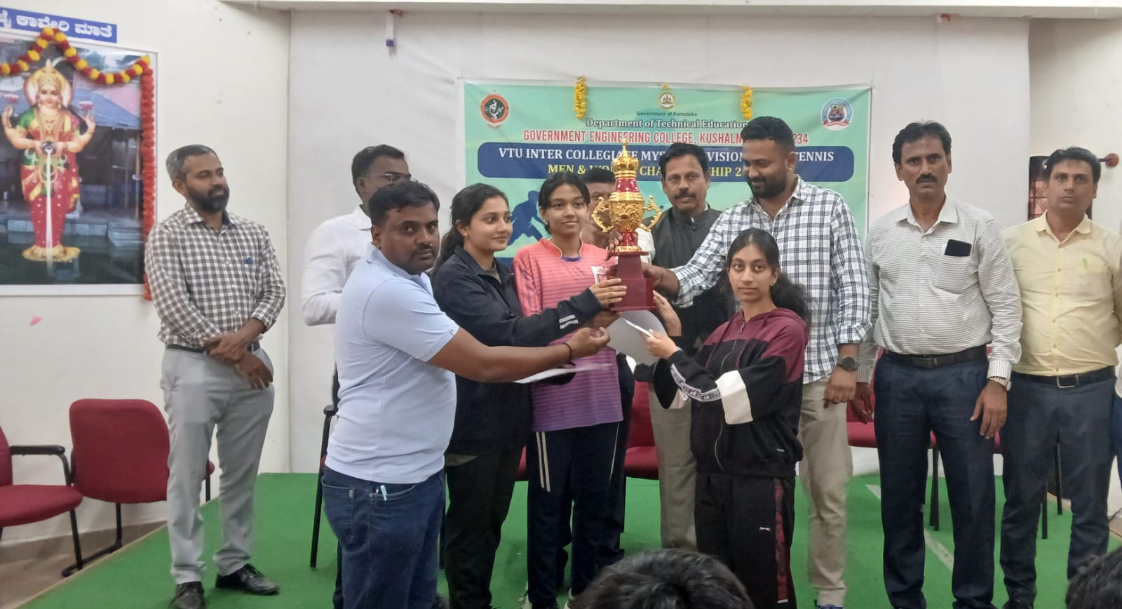 The GSSSIETW women’s table tennis team has earned the runner-up position at the VTU Mysore Division Table Tennis Championship 2025-26