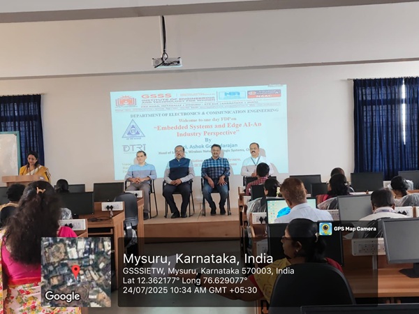 FDP on Embedded Systems and Edge AI held on 24th July 2025
