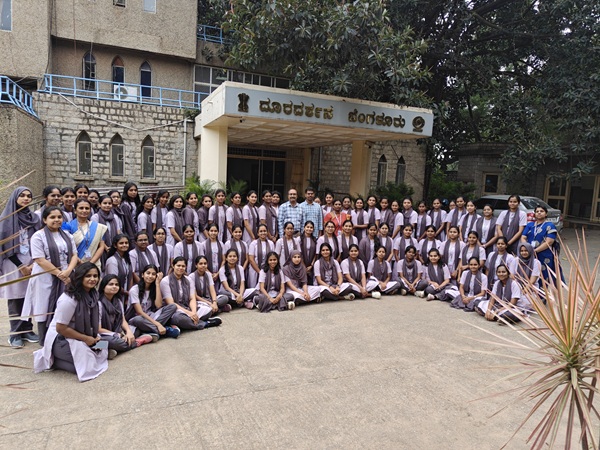 An Industry Visit to Doordarshan Kendra, Bengaluru on 27th November 2025 for 3rd Semester Students